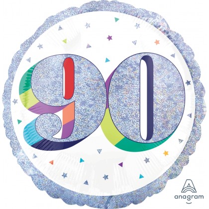 S55 18" Here's To Your Birthday 90 Standard HoloGraphic HX®